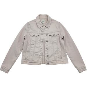 Forever 21  Cropped Jean Jacket M Touch of Pink